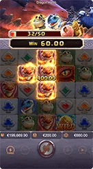 Dragon Hatch · Mekanisme Kisi Kaskade dan Pengumpulan Simbol Dragon Hatch